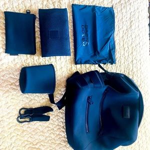 Dagne Dover, backpack, navy blue, large size, practically new only used twice